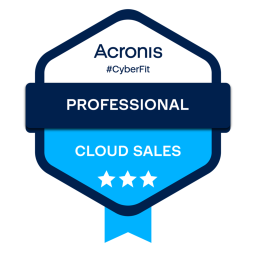 Certificação Acronis Cloud Sales